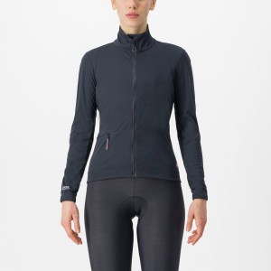 Castelli VENTO TRAIL Women Jackets Black | 7293-EBFUS