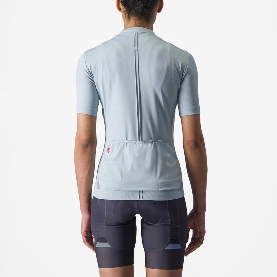 Castelli ANIMA 4 Women Jersey Blue | 9312-KSGPZ