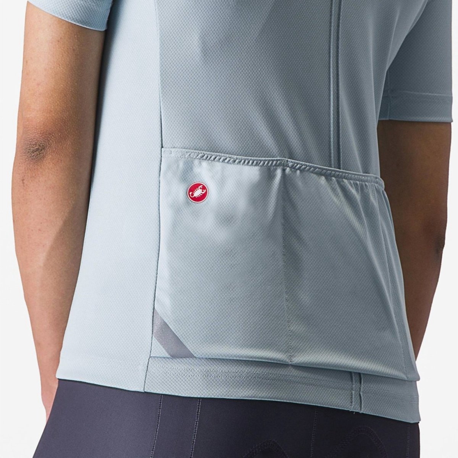 Castelli ANIMA 4 Women Jersey Blue | 9312-KSGPZ