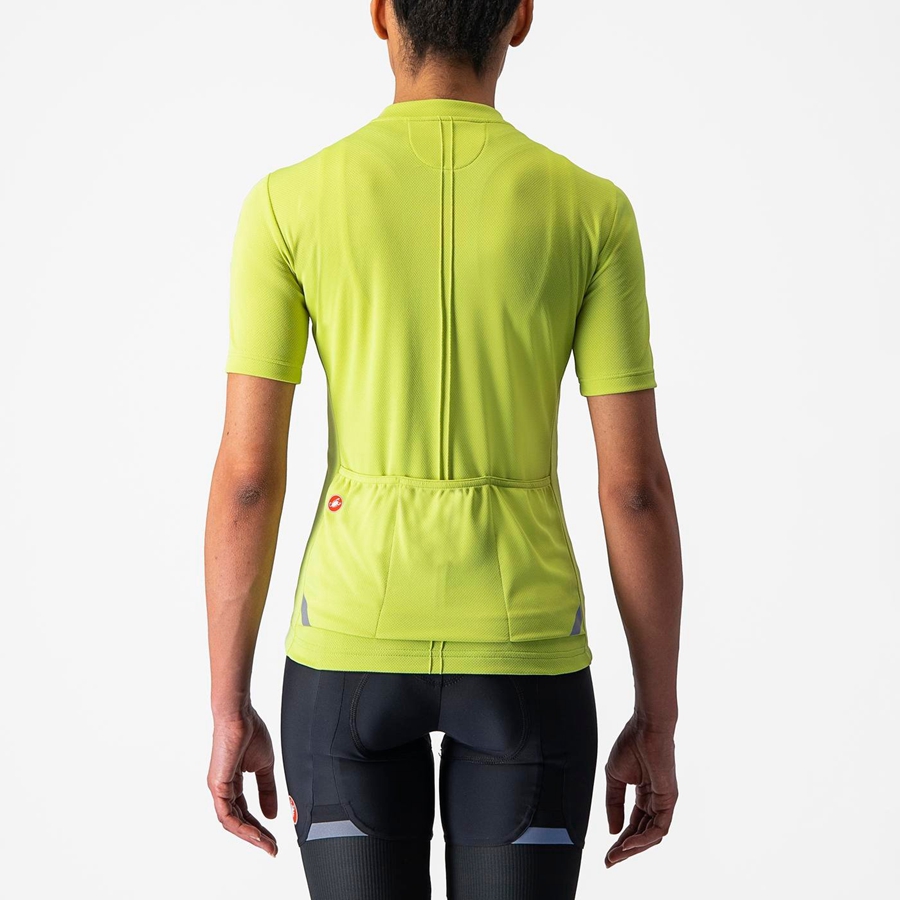 Castelli ANIMA 4 Women Jersey Light Green | 0125-ONDTW