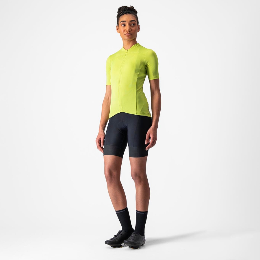 Castelli ANIMA 4 Women Jersey Light Green | 0125-ONDTW