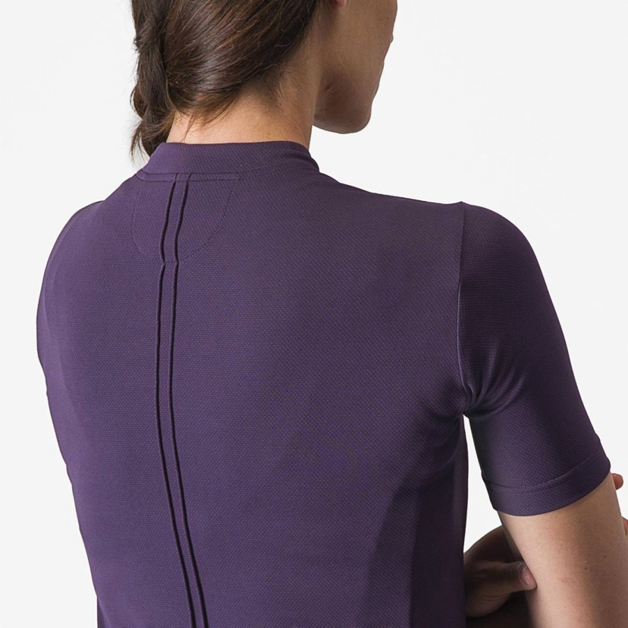 Castelli ANIMA 4 Women Jersey Purple | 4281-NFGEU