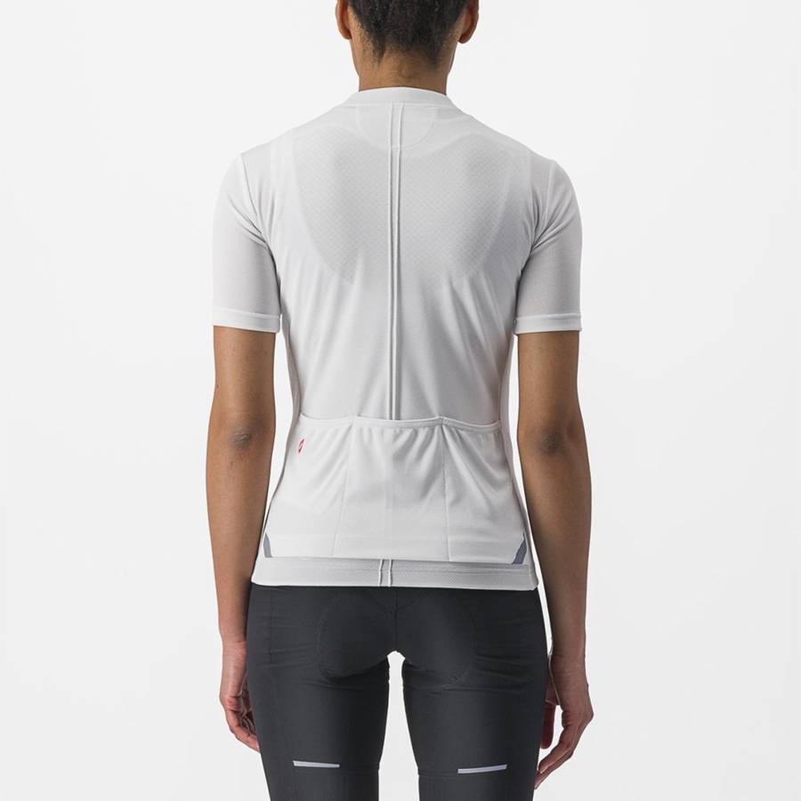 Castelli ANIMA 4 Women Jersey White | 8240-BGJDZ