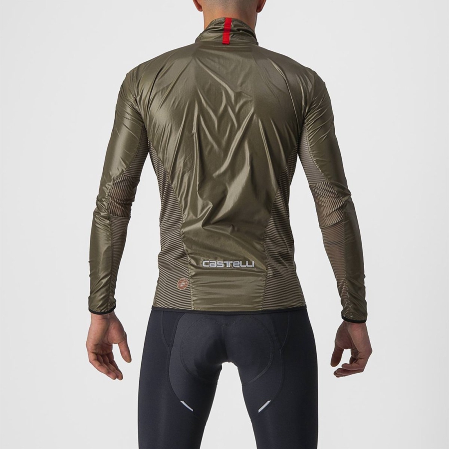 Castelli ARIA SHELL Men Protection Brown | 5193-TENOJ