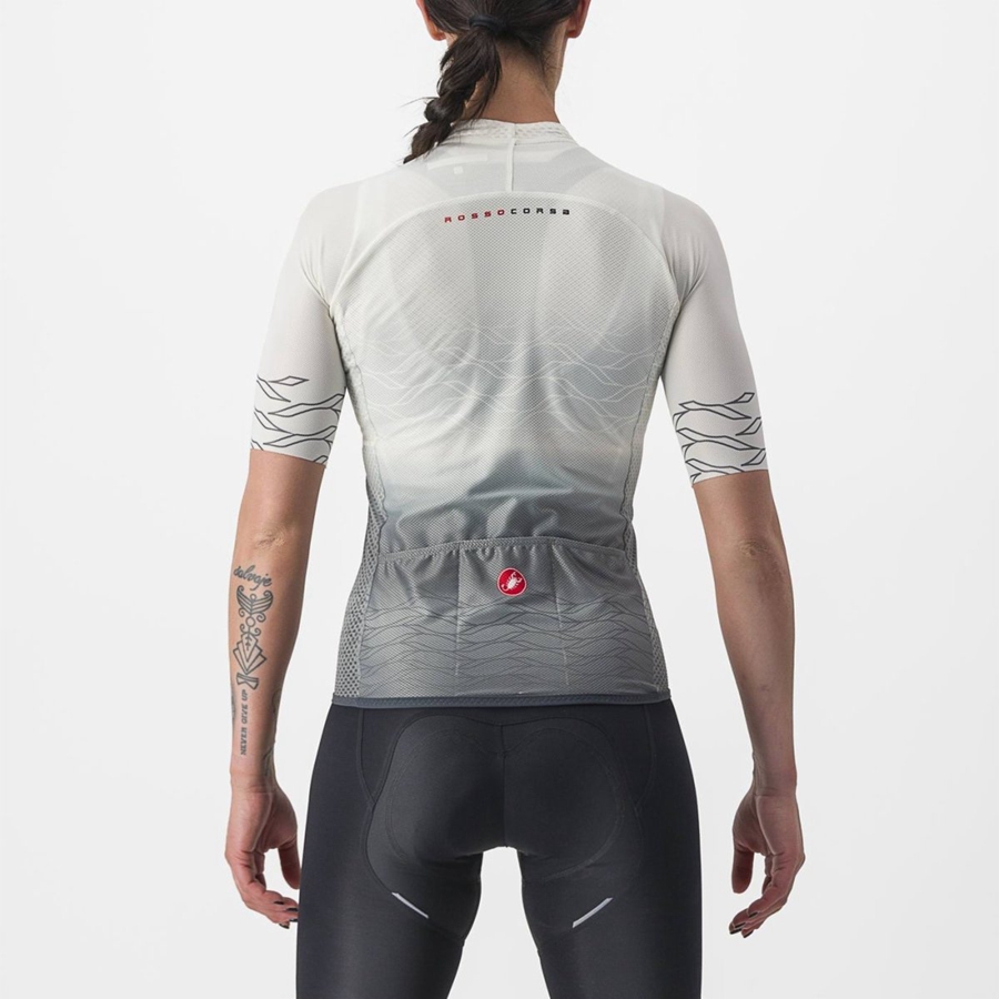 Castelli CLIMBER'S 2.0 W Women Jersey White / Olive | 3985-PLAKR