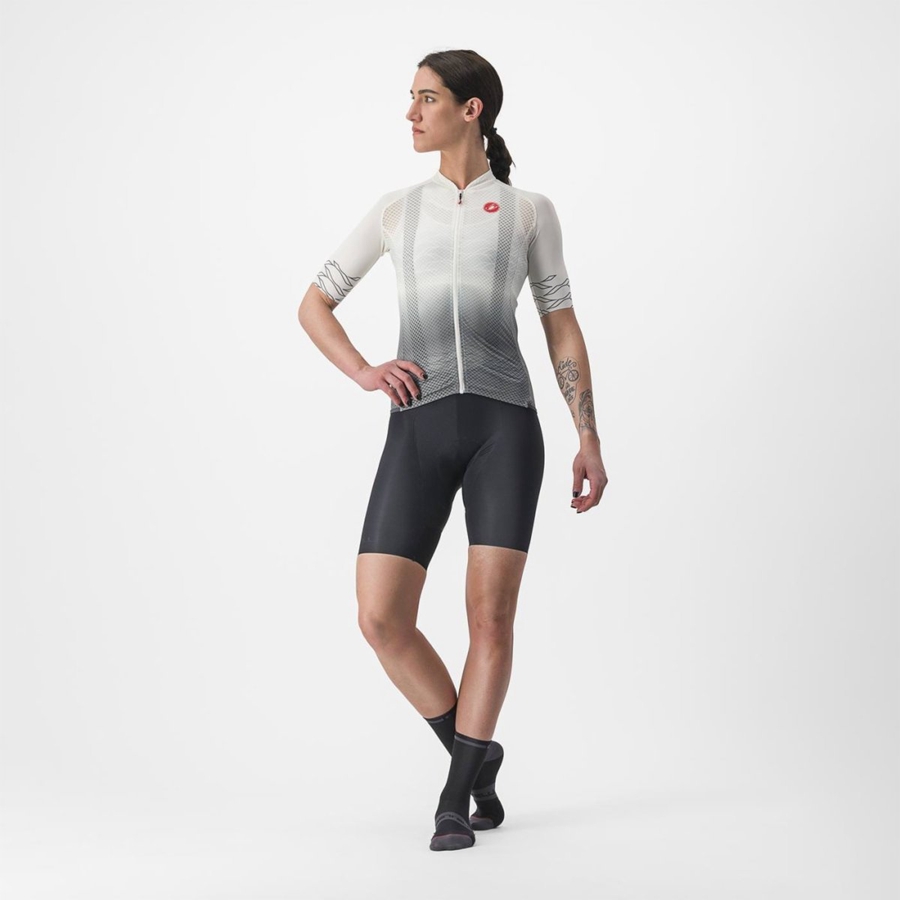 Castelli CLIMBER'S 2.0 W Women Jersey White / Olive | 3985-PLAKR