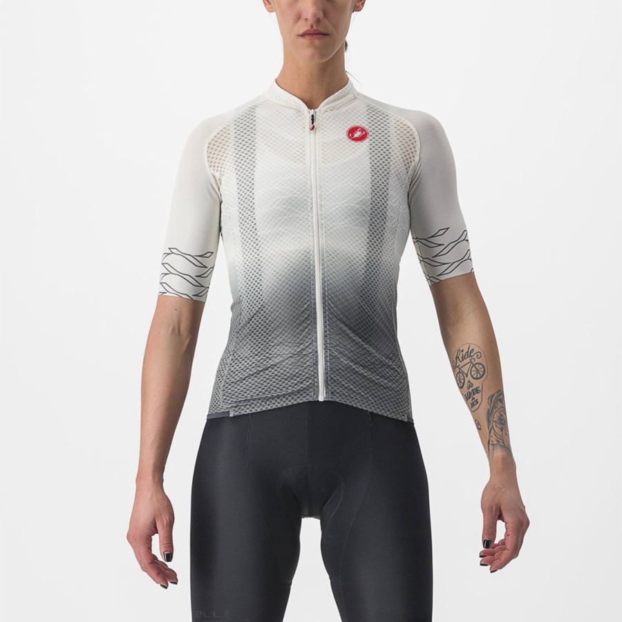 Castelli CLIMBER\'S 2.0 W Women Jersey White / Olive | 3985-PLAKR