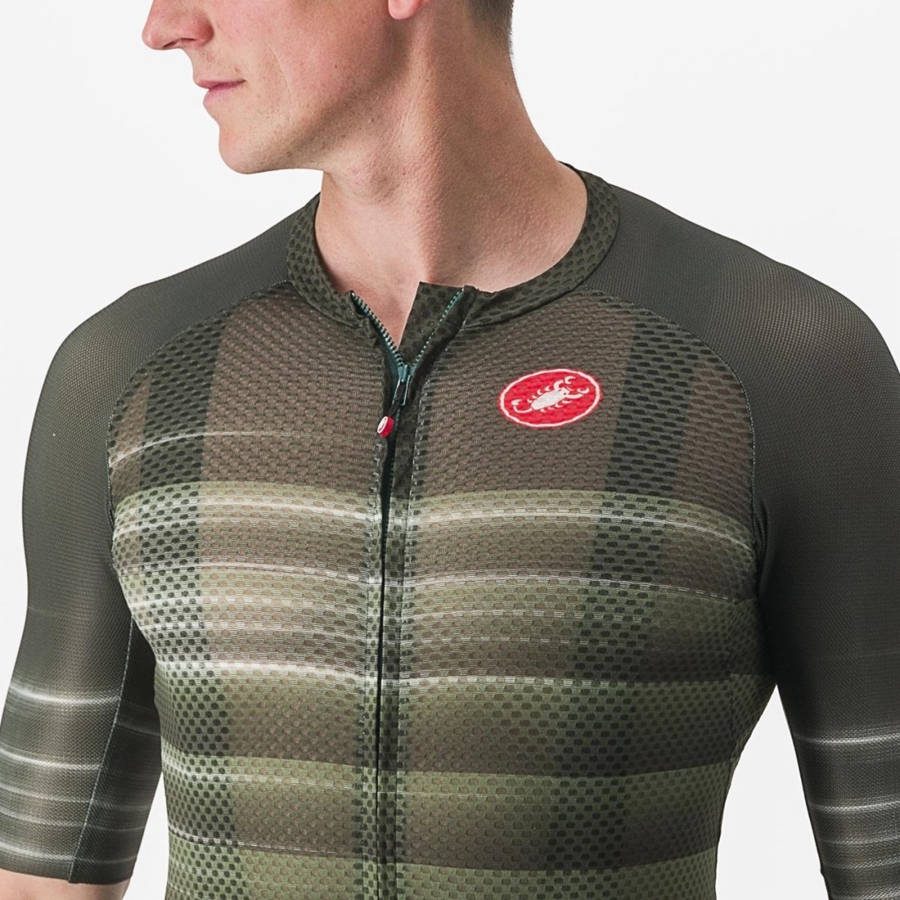 Castelli CLIMBER'S 3.0 SL2 Men Jersey Deep Green | 1736-KJCMS