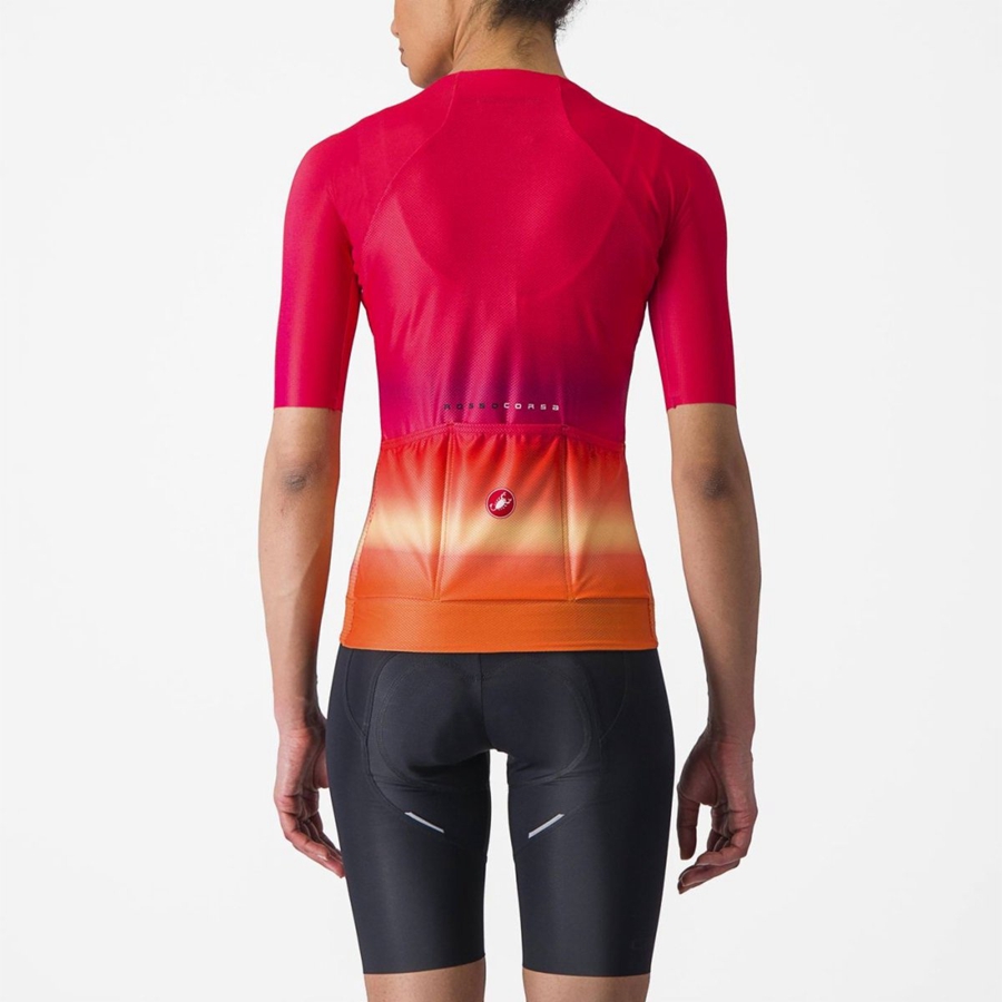 Castelli CLIMBER'S 4.0 W Women Jersey Pink | 2459-ZSUIR