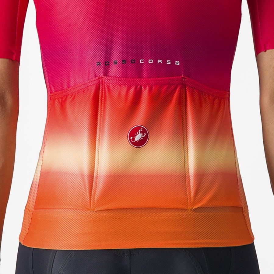 Castelli CLIMBER'S 4.0 W Women Jersey Pink | 2459-ZSUIR