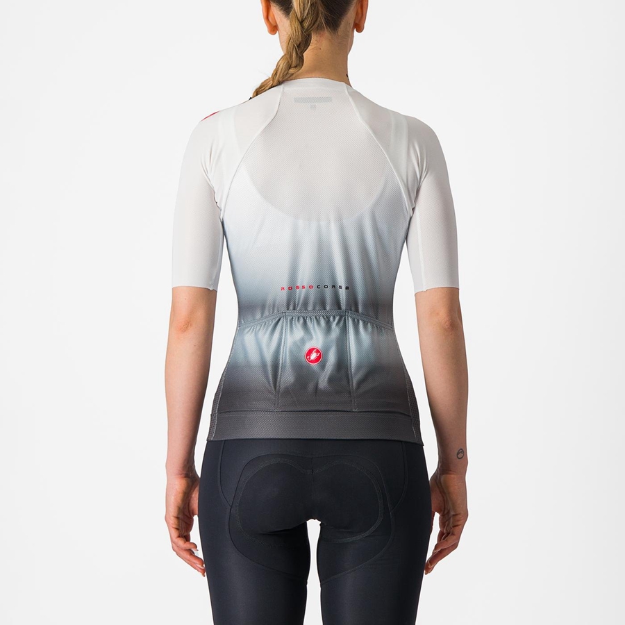 Castelli CLIMBER'S 4.0 W Women Jersey White / Dark Grey | 4968-EAVSR