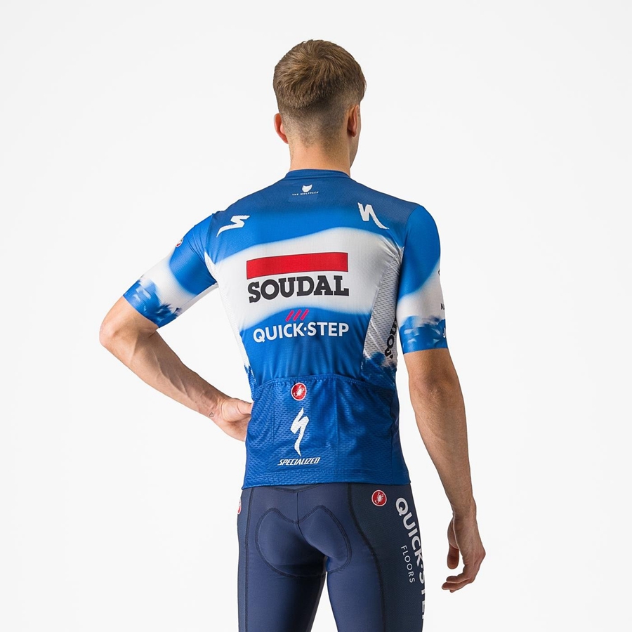 Castelli COMPETIZIONE 3 Men Jersey Blue / White | 6593-KEZPO