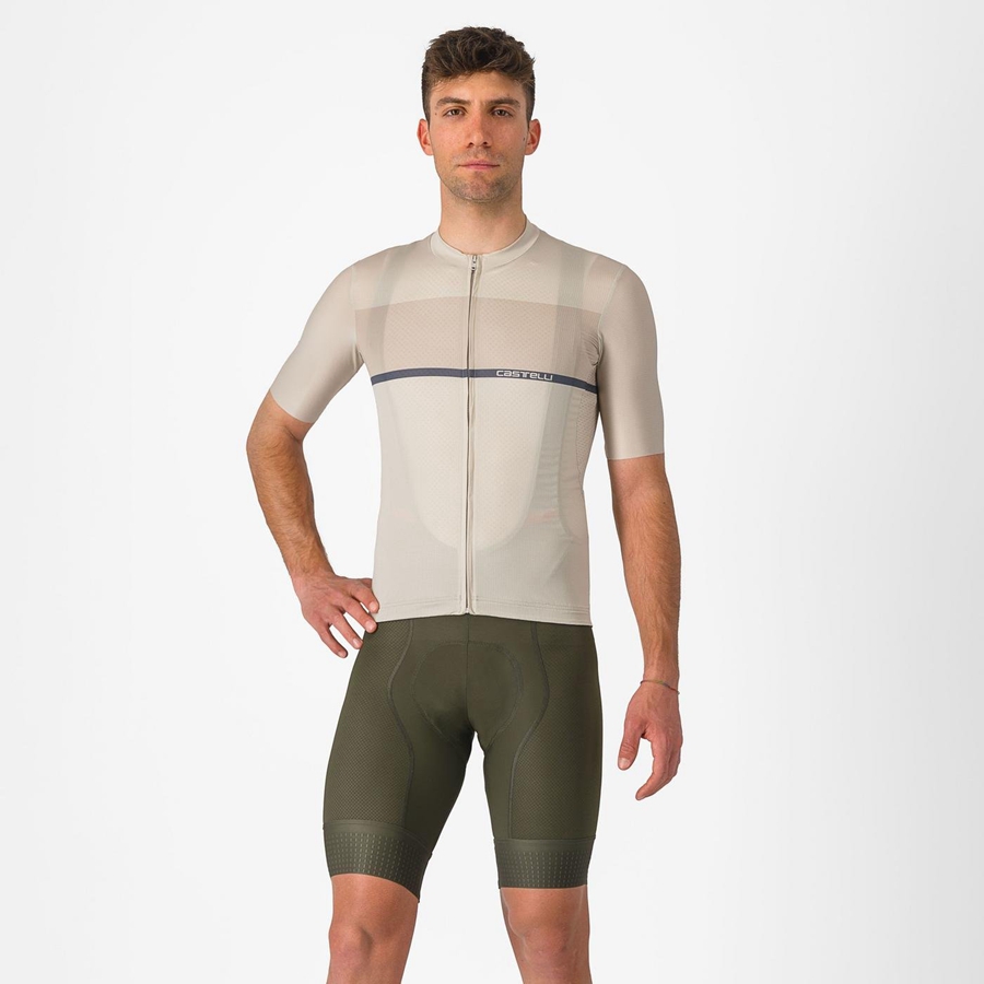 Castelli COMPETIZIONE Men Bib Shorts Deep Green | 0846-IVBGX