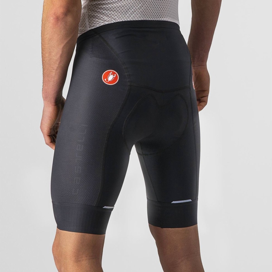 Castelli COMPETIZIONE Men Shorts Black | 7021-CTVNE