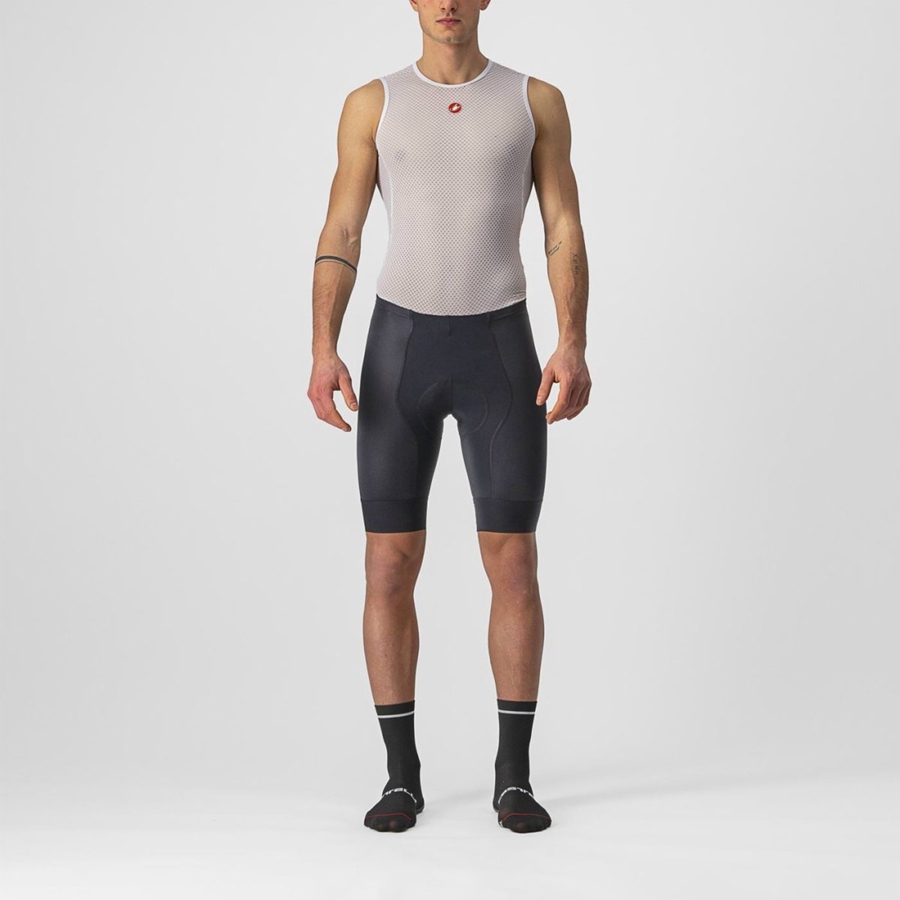 Castelli COMPETIZIONE Men Shorts Black | 7021-CTVNE