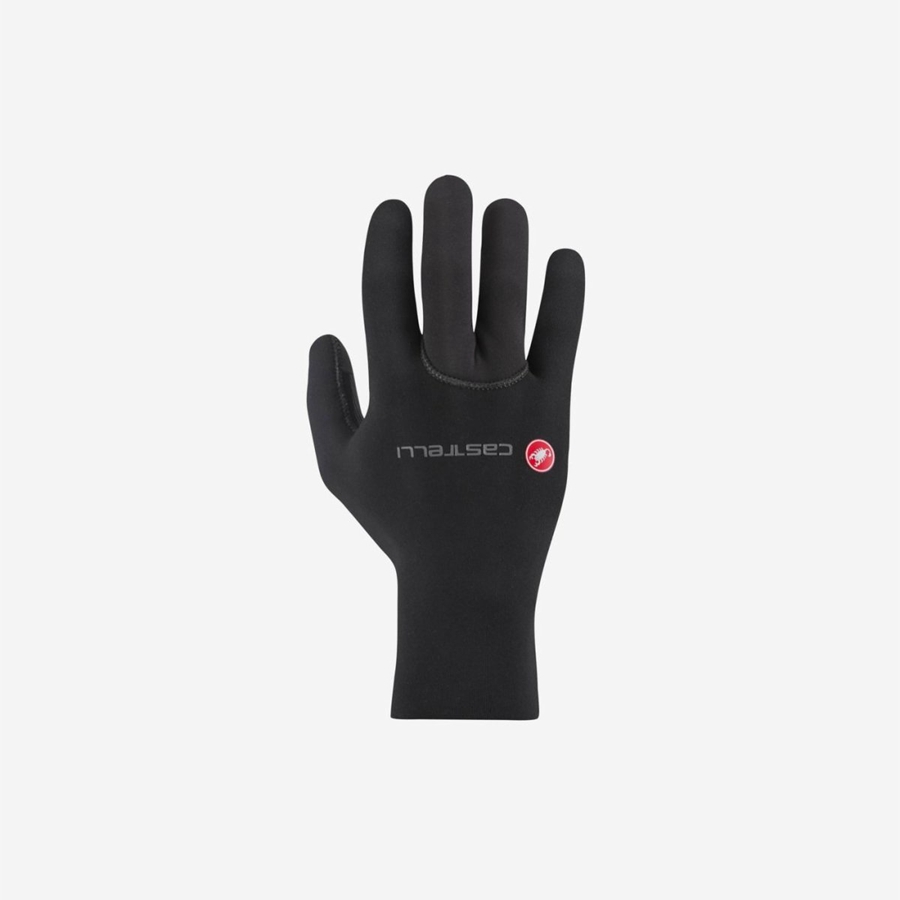 Castelli DILUVIO ONE Men Gloves Black | 8421-DHJVM