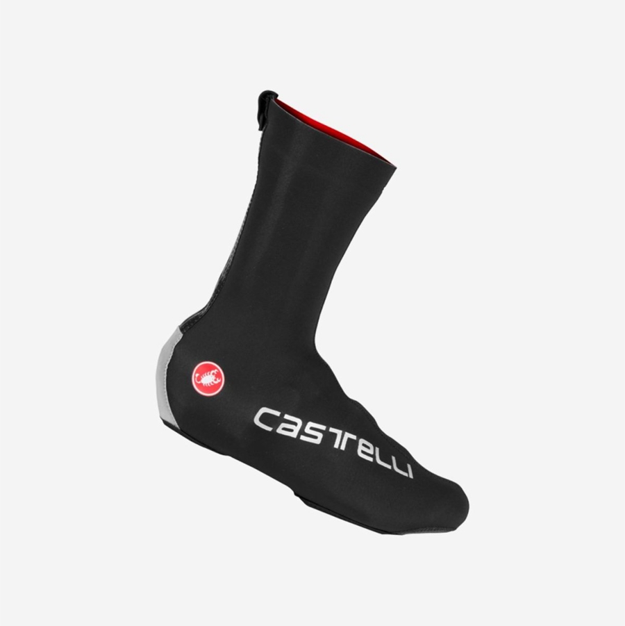 Castelli DILUVIO PRO Women Shoecovers Black | 6259-RXLHQ