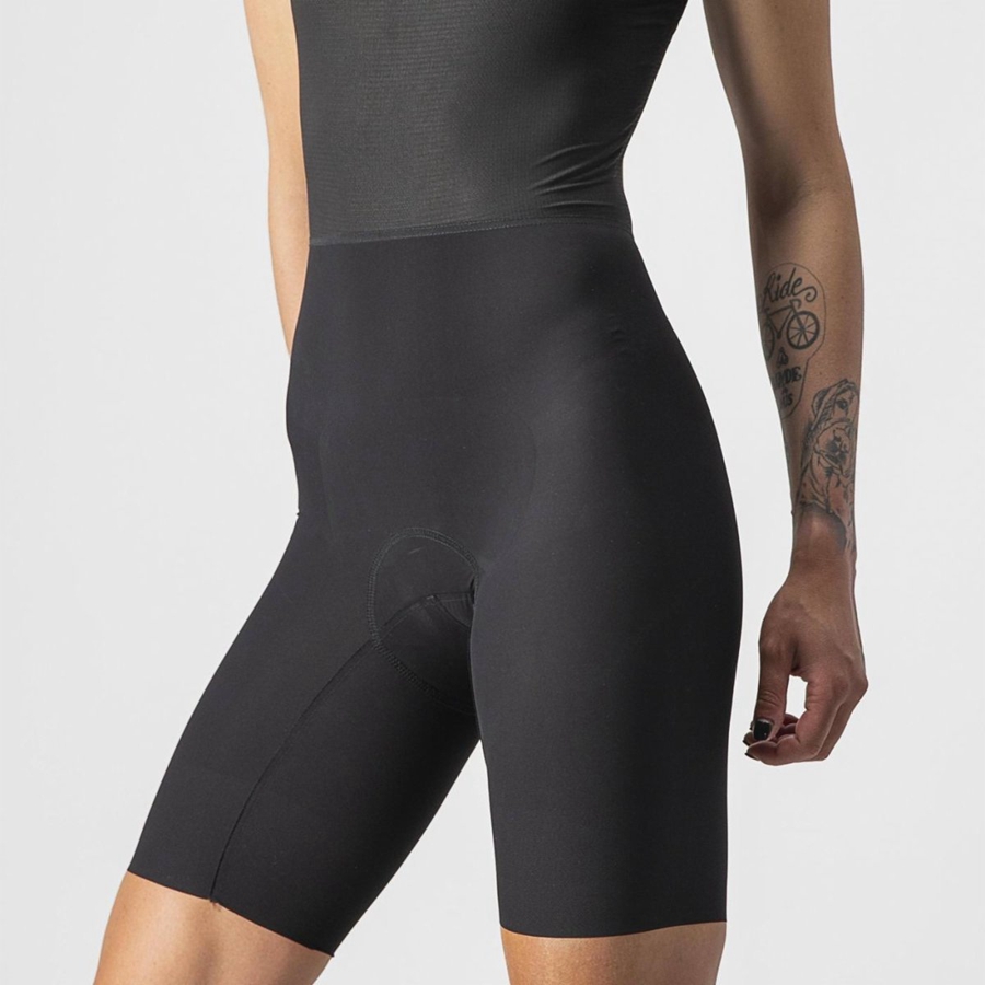 Castelli ELITE W Women Speedsuits Black | 1407-IRBEA