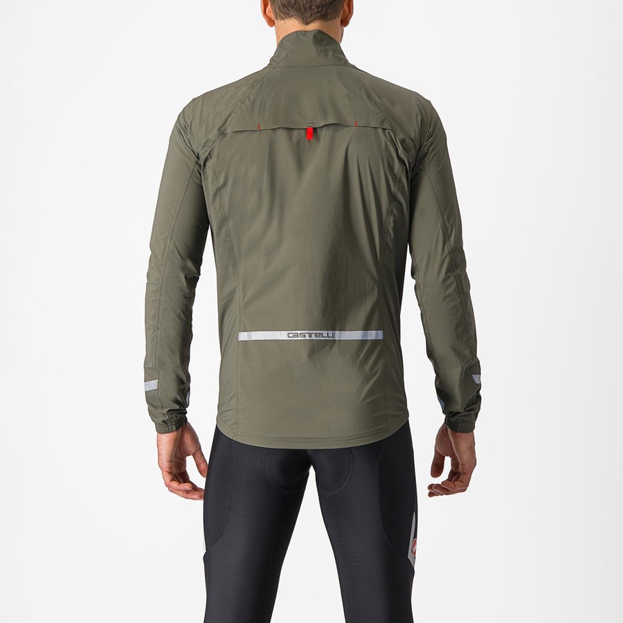 Castelli EMERGENCY 2 RAIN Men Protection Green | 4239-WLJDV