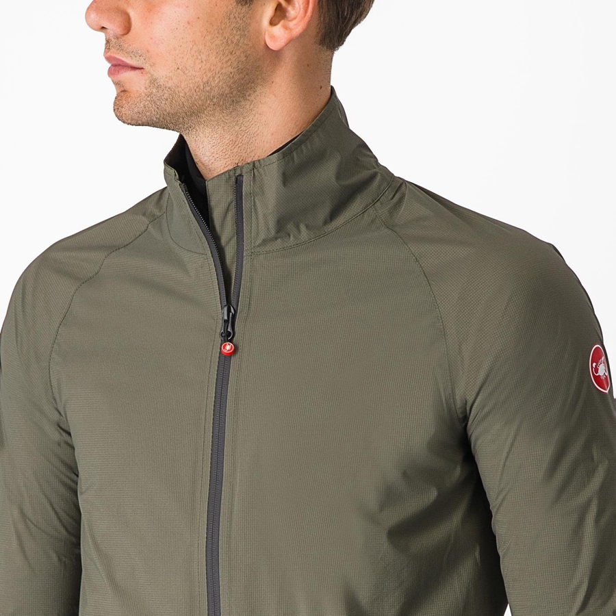 Castelli EMERGENCY 2 RAIN Men Protection Green | 4239-WLJDV