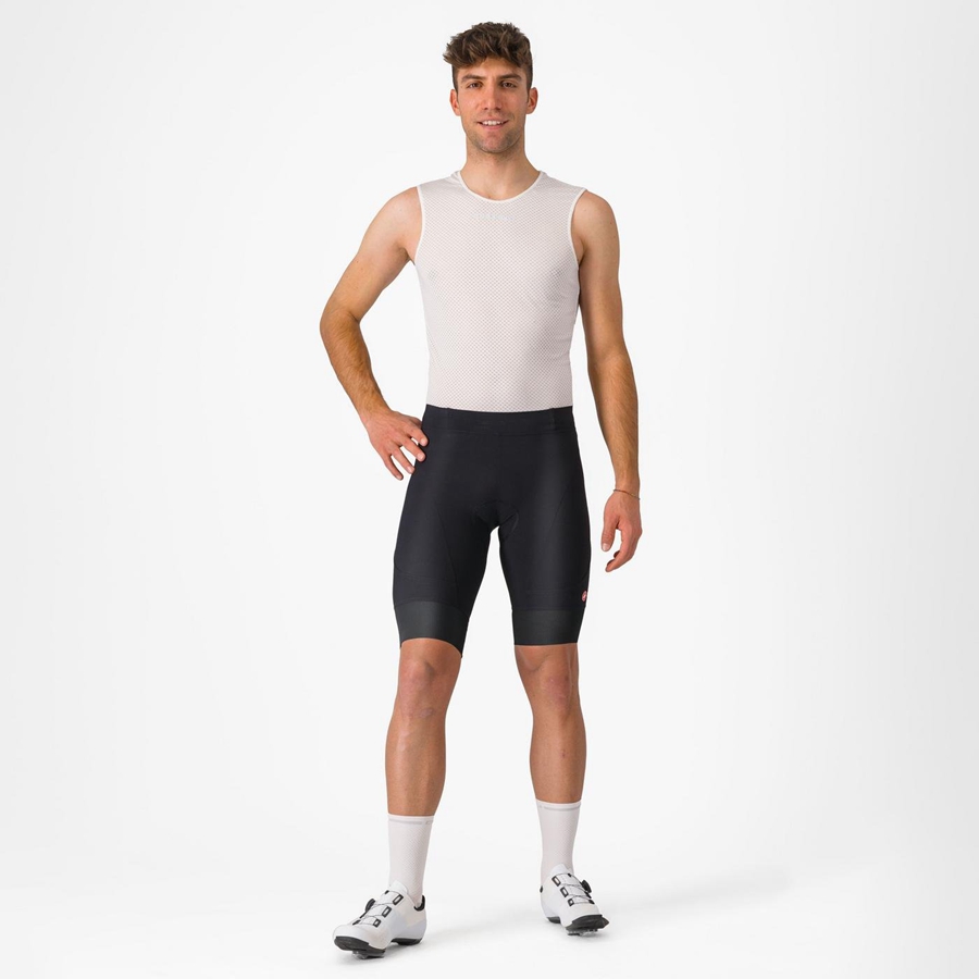 Castelli ENDURANCE 3 Men Shorts Black | 4025-AWHJR