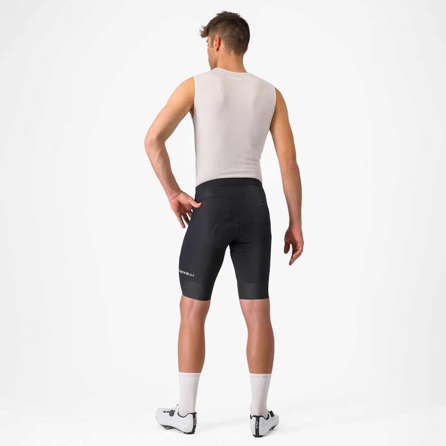 Castelli ENDURANCE 3 Men Shorts Black | 4025-AWHJR