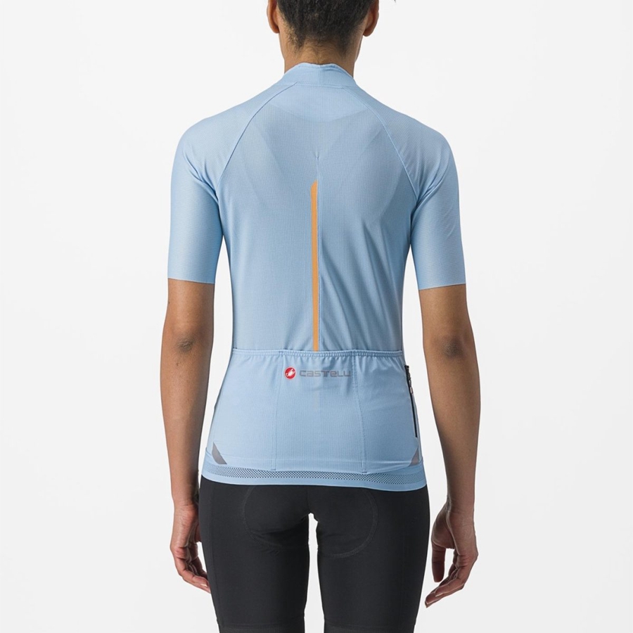 Castelli ENDURANCE W Women Jersey Blue | 7642-SDZXQ