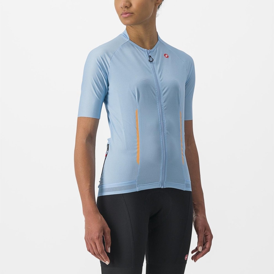 Castelli ENDURANCE W Women Jersey Blue | 7642-SDZXQ