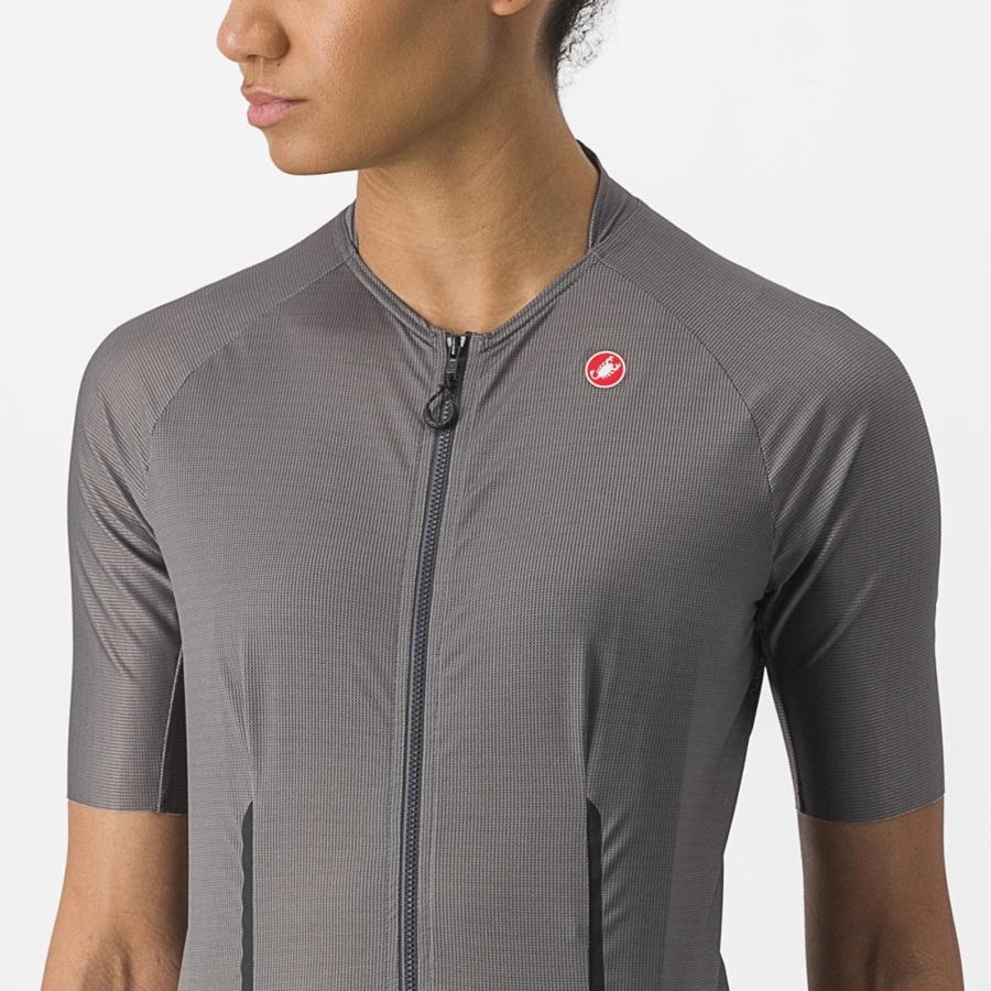 Castelli ENDURANCE W Women Jersey Grey | 8726-WMYCX