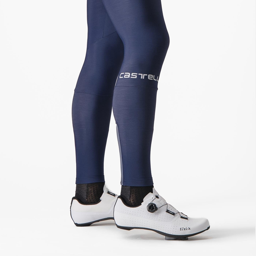 Castelli ENTRATA Men Bib Tights Blue | 7984-TYXDN