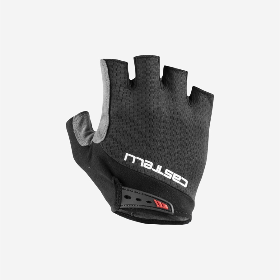 Castelli ENTRATA V Men Gloves Black | 9715-NAWPR