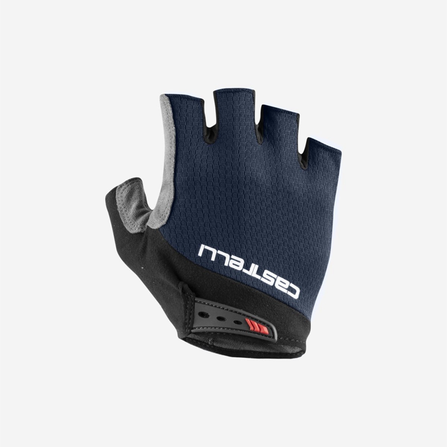 Castelli ENTRATA V Men Gloves Blue | 2784-YKJCB