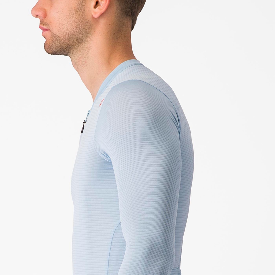 Castelli ESPRESSO LS Men Jersey Blue / Blue | 6190-VGPSK