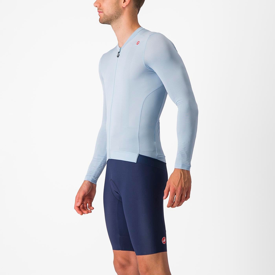 Castelli ESPRESSO LS Men Jersey Blue / Blue | 6190-VGPSK