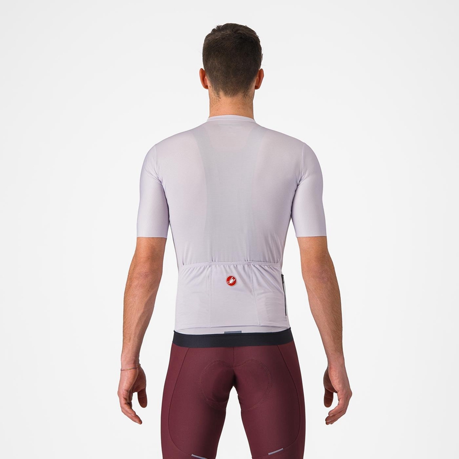 Castelli ESPRESSO Men Jersey Purple White / Dark Grey | 6703-PNHGC