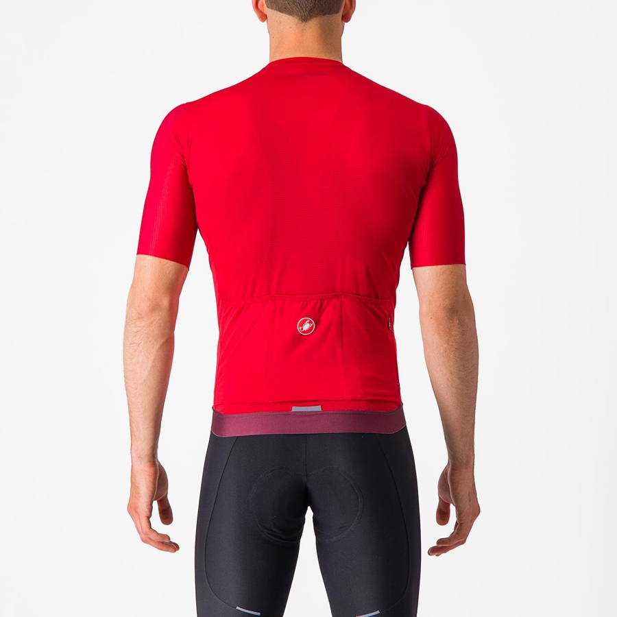 Castelli ESPRESSO Men Jersey Red / Deep Burgundy | 1230-KIFQY