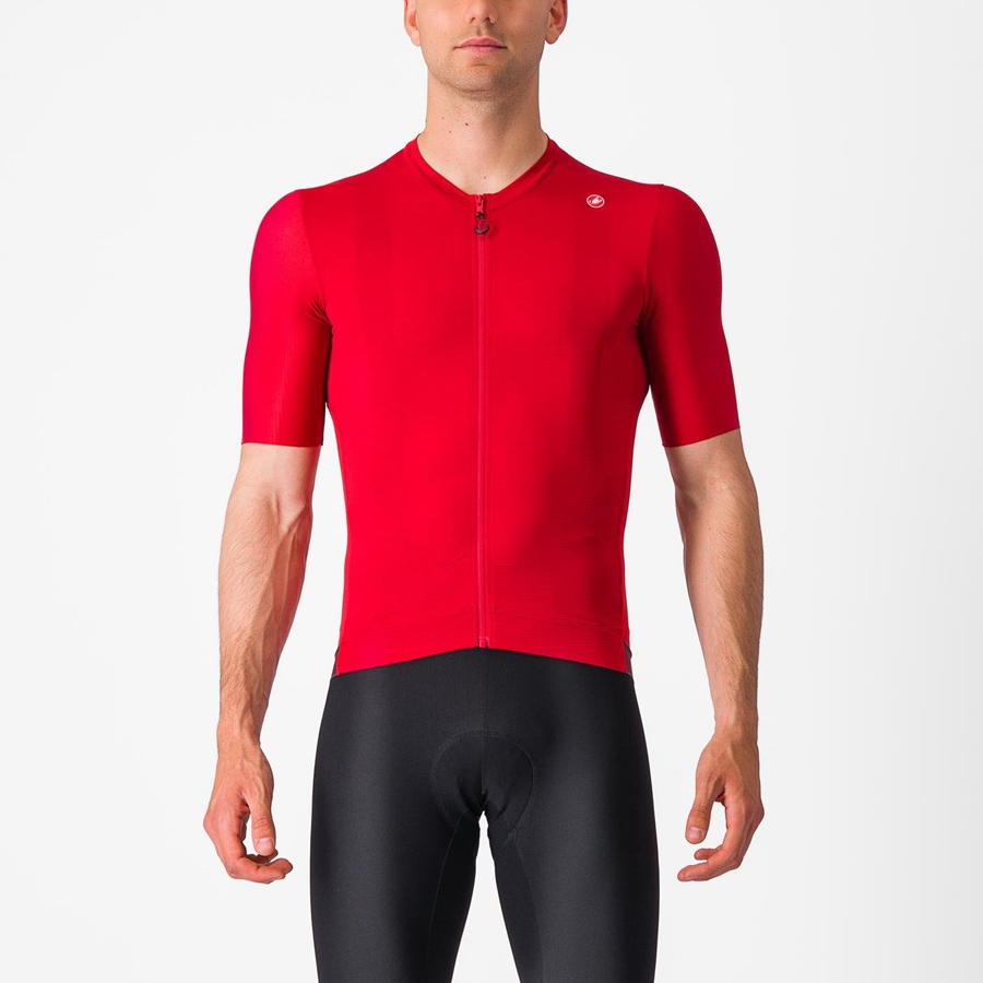 Castelli ESPRESSO Men Jersey Red / Deep Burgundy | 1230-KIFQY