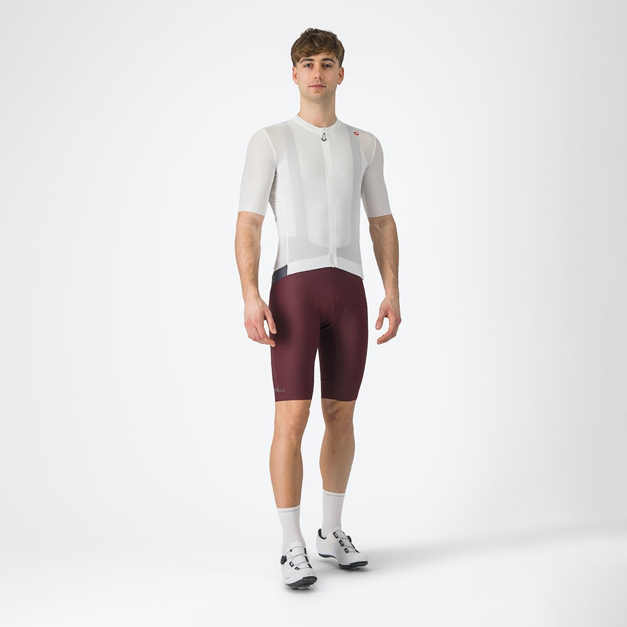 Castelli ESPRESSO Men Jersey White / Dark Grey | 7052-JFKMV