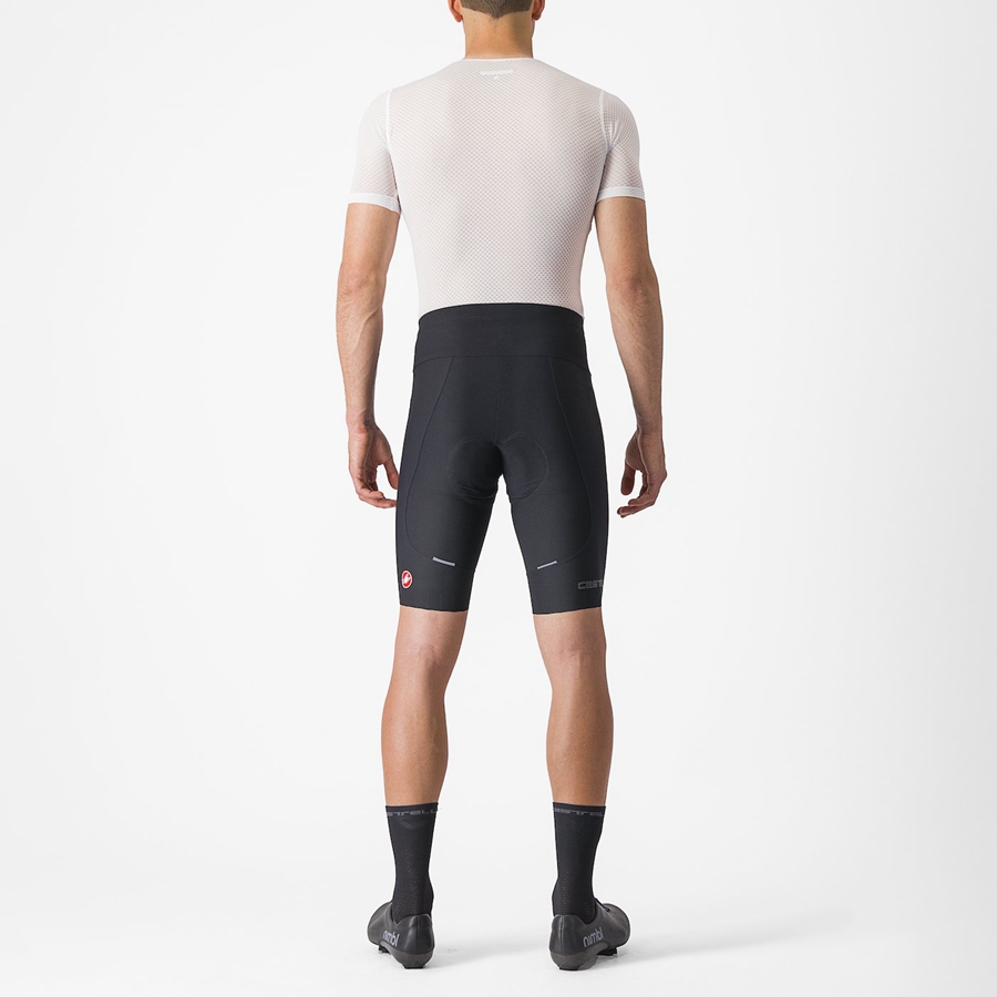 Castelli ESPRESSO Men Shorts Black | 1463-VFNCL