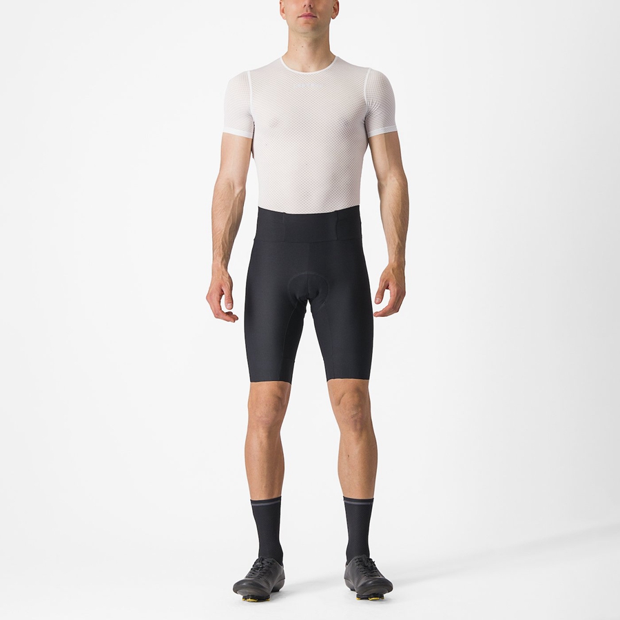 Castelli ESPRESSO Men Shorts Black | 1463-VFNCL