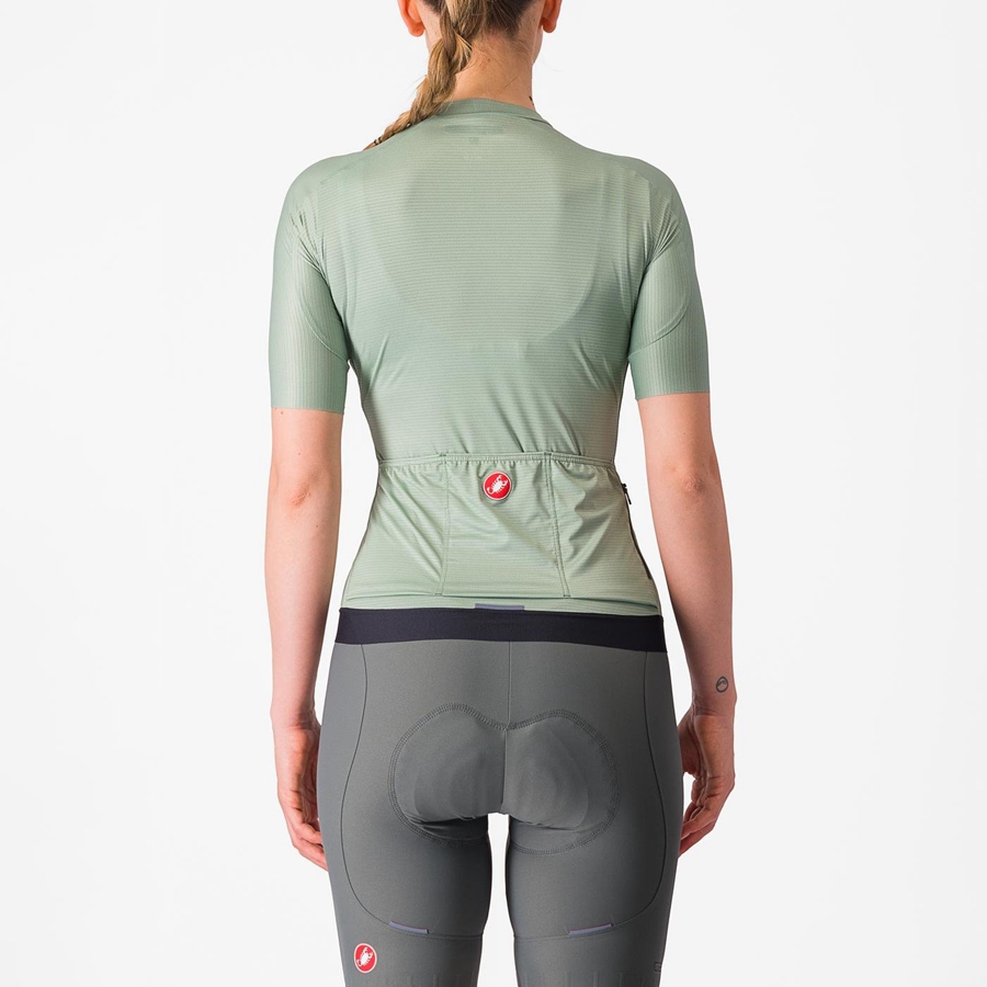 Castelli ESPRESSO W Women Jersey Green / Deep Green | 1294-CMVOY