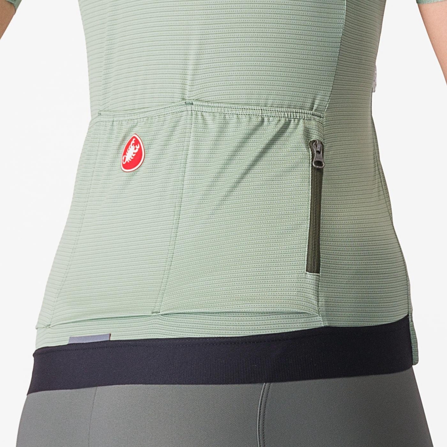 Castelli ESPRESSO W Women Jersey Green / Deep Green | 1294-CMVOY