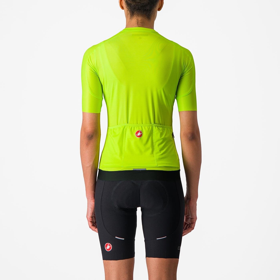 Castelli ESPRESSO W Women Jersey Light Green / Deep Green | 0527-BCYXS