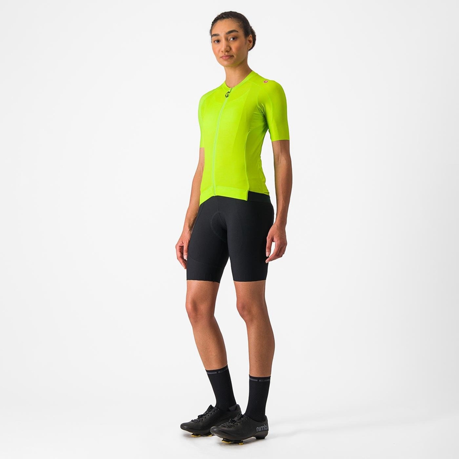 Castelli ESPRESSO W Women Jersey Light Green / Deep Green | 0527-BCYXS