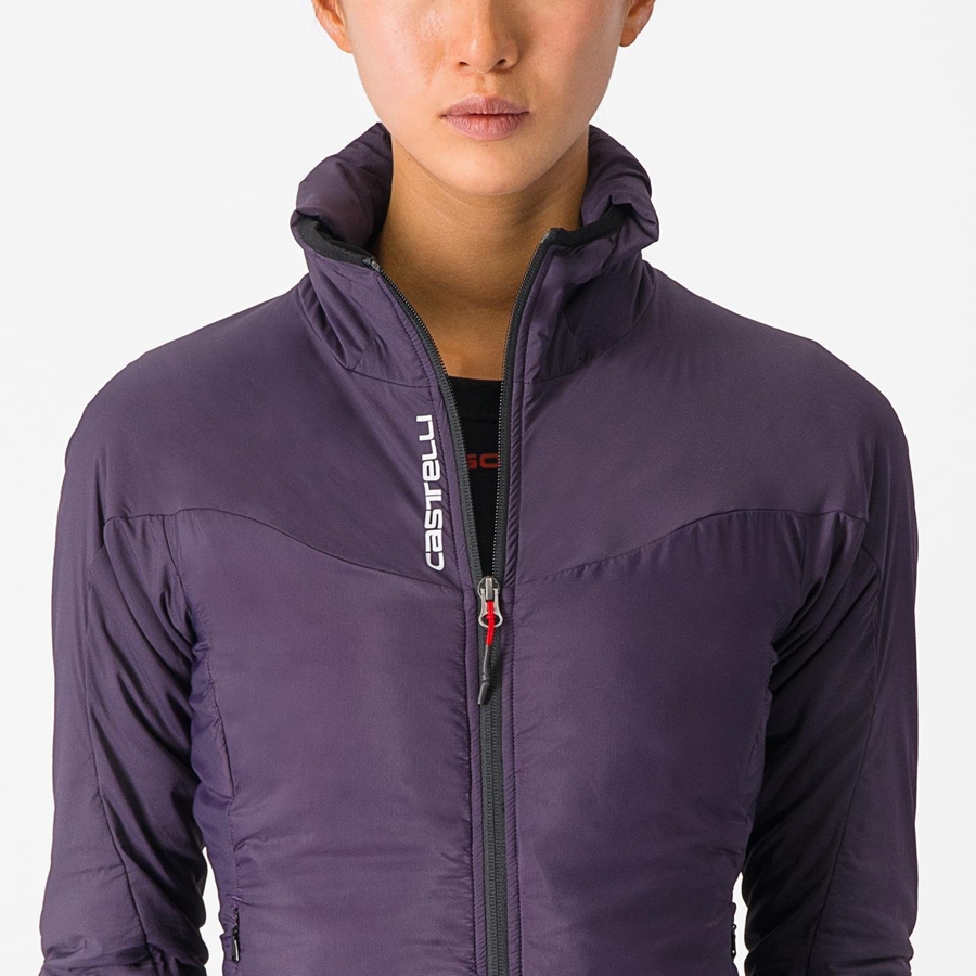 Castelli FLY THERMAL W Women Jackets Purple | 5178-WGSRI