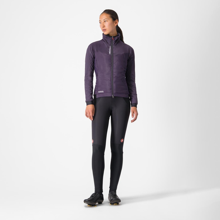 Castelli FLY THERMAL W Women Jackets Purple | 5178-WGSRI