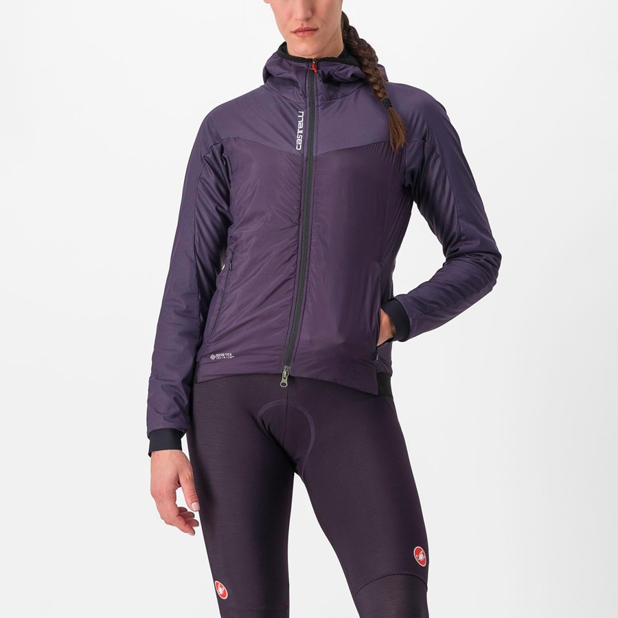 Castelli FLY THERMAL W Women Jackets Purple | 5178-WGSRI