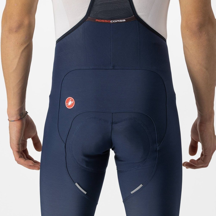 Castelli FREE AERO RC Men Bib Tights Blue | 2670-GPHDX