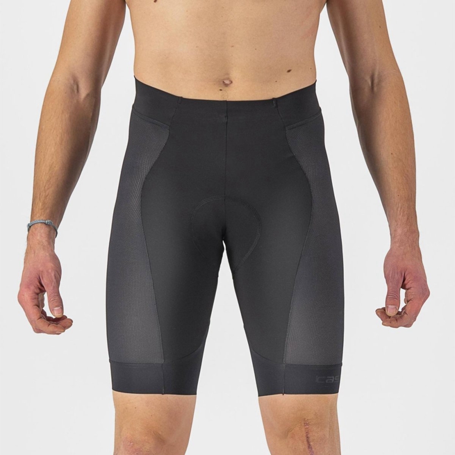 Castelli INSIDER Men Shorts Black | 2567-GZQKC