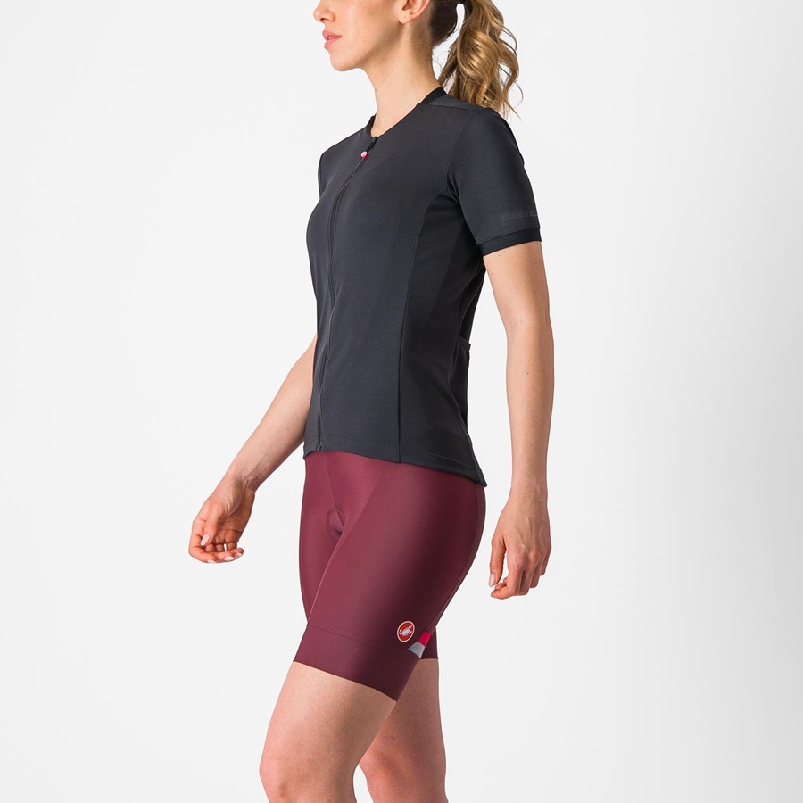 Castelli LIBERA Women Jersey Black | 5376-KXRCV